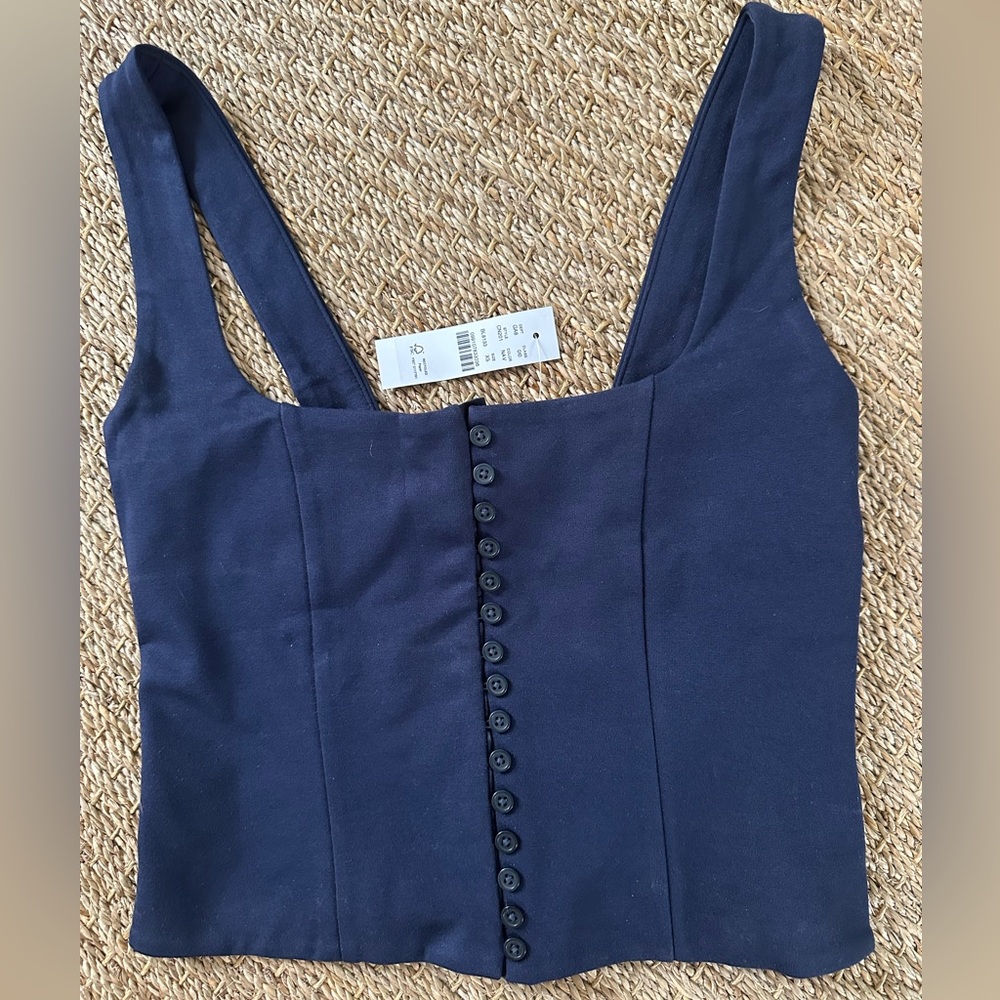 J. Crew Navy Blue Tank Top